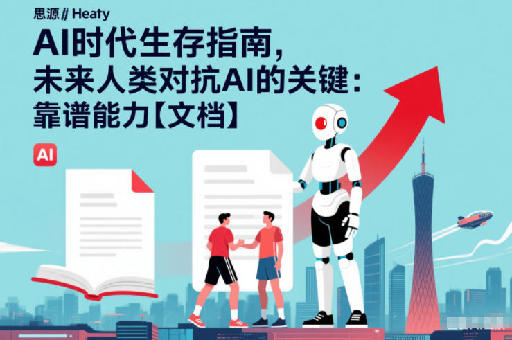 AI时代生存指南，未来人类对抗AI的关键：靠谱能力【文档】-快名资源网