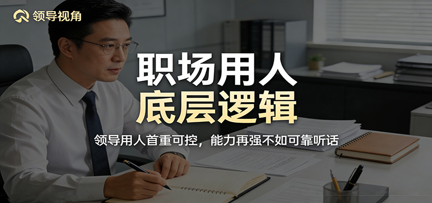 公众号付费文章：职场用人底层逻辑，领导用人首重可控，能力再强不如可靠听话-快名资源网