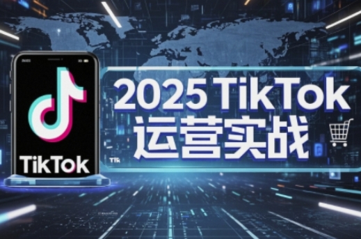 2025TikTok电商运营，掌握TikTok店铺运营核心技巧，实现低成本高转化-快名资源网