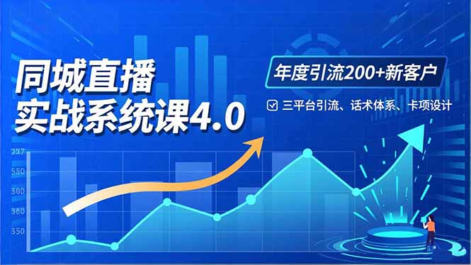 实体店直播实战班4.0，三平台引流、话术体系、卡项设计，年度引流200客月增10万-快名资源网