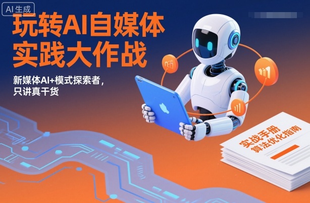 玩转AI自媒体实践大作战，新媒体AI+模式探索者，只讲真干货-快名资源网
