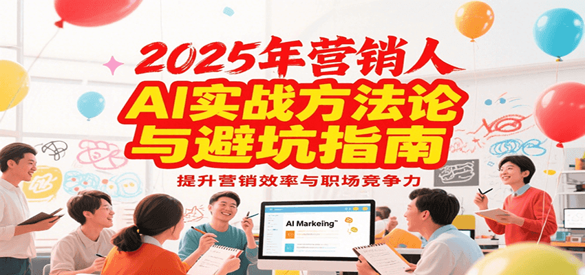 2025年营销实战方法论与避坑指南，利用AI提升营销效率与职场竞争力-快名资源网