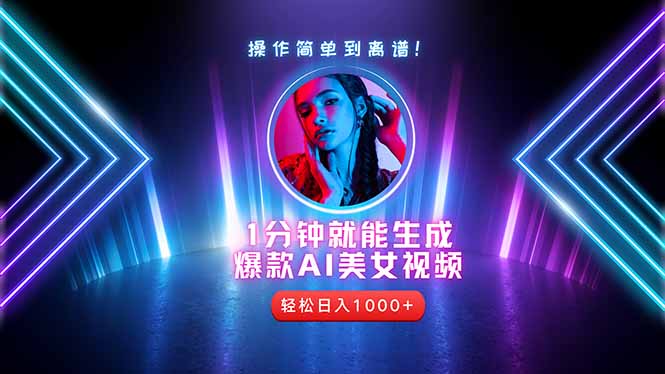 2025年最强副业：用AI做短视频，从零开始打造爆款账号！-快名资源网