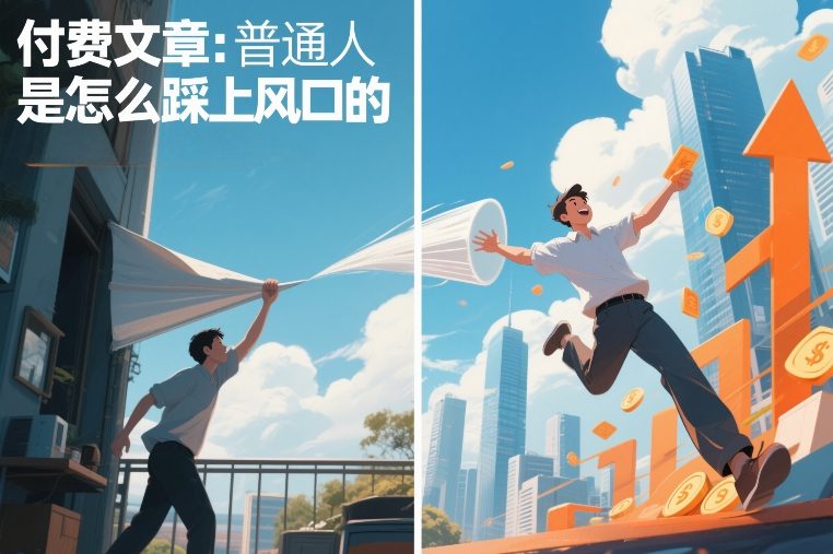 付费文章：普通人是怎么踩上风口的-快名资源网