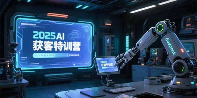 2025AI获客特训营，AI图文视频全制作，deepseek工具实操教学-快名资源网