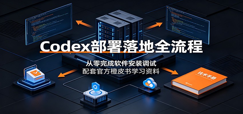 Codex部署落地全流程：从零完成软件安装调试，配套官方橙皮书学习资料-青虫资源网