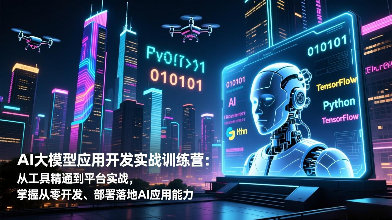 AI大模型应用开发实战训练营：从工具精通到平台实战，掌握从零开发、部署落地AI应用能力-快名资源网