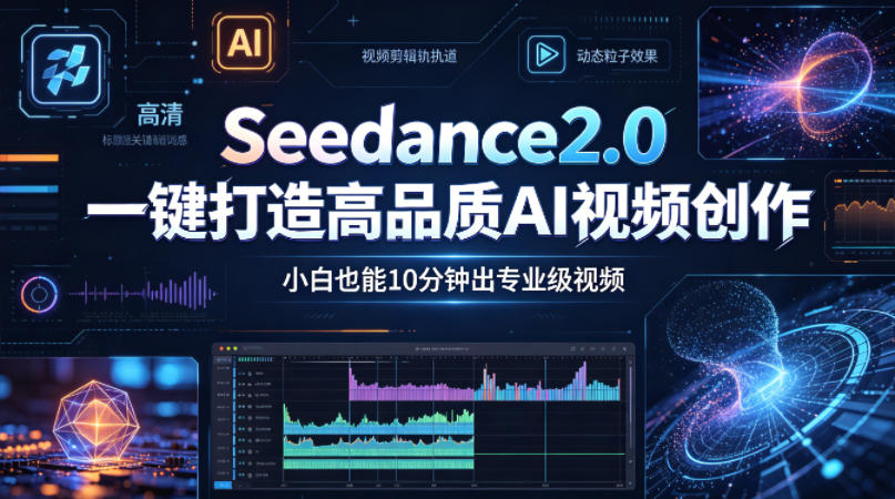 Seedance2.0一键打造高品质AI视频创作，小白也能10分钟出专业级视频-快名资源网