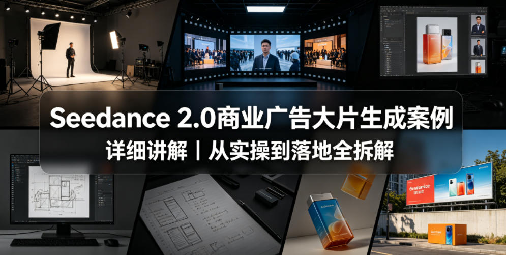 Seedance 2.0商业广告大片生成案例详细讲解｜从实操到落地全拆解-快名资源网