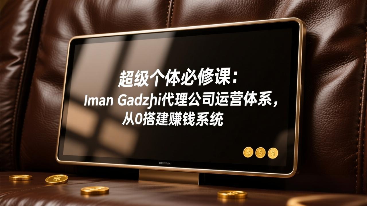 超级个体必修课：Iman Gadzhi代理公司运营体系，从0搭建赚钱系统-快名资源网