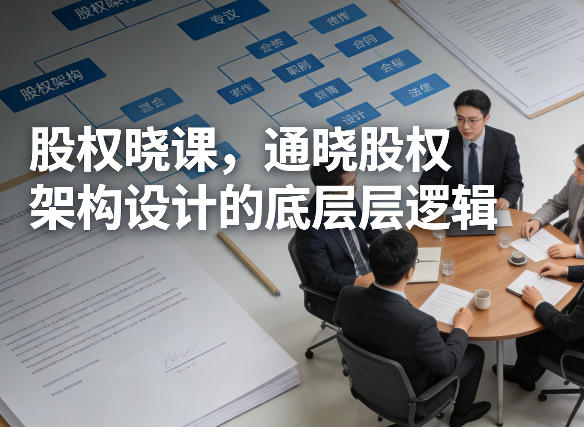股权晓课，通晓股权架构设计的底层逻辑-快名资源网