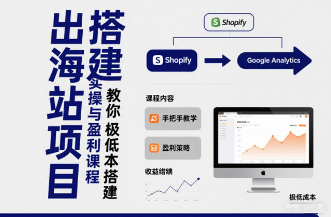 小淘出海站项目，搭建实操与盈利课程，手把手教你用极低成本搭建-快名资源网