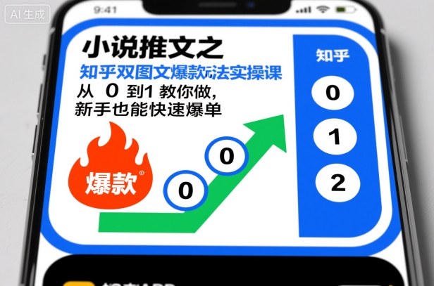 小说推文之知乎双图文爆款玩法实操课，从0到1教你做，新手也能快速爆单-快名资源网