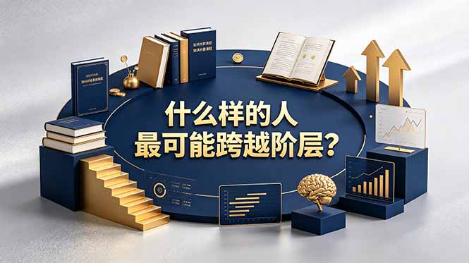 付费文章：什么样的人最可能跨越阶层？具备这五种特质，普通人也能顺利跨越阶层-快名资源网