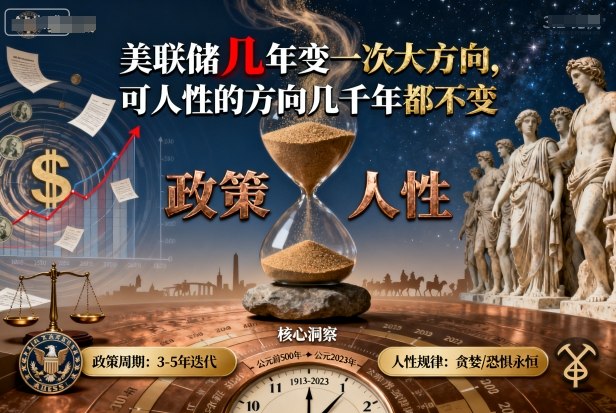 付费文章：美联储几年变一次大方向，可人性的方向几千年都不变-快名资源网