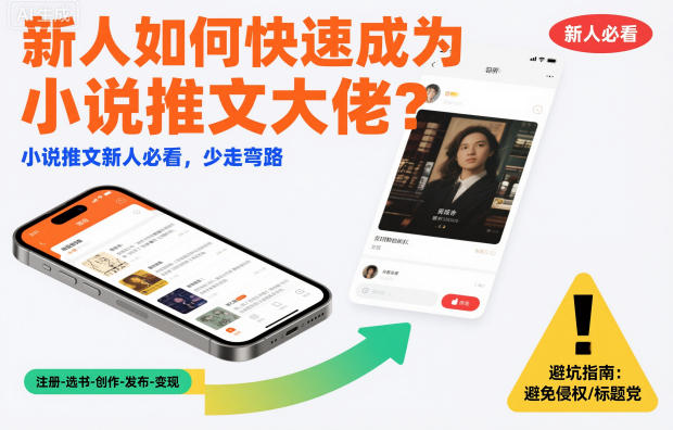 新人如何快速成为小说推文大佬？小说推文新人必看，少走弯路-快名资源网