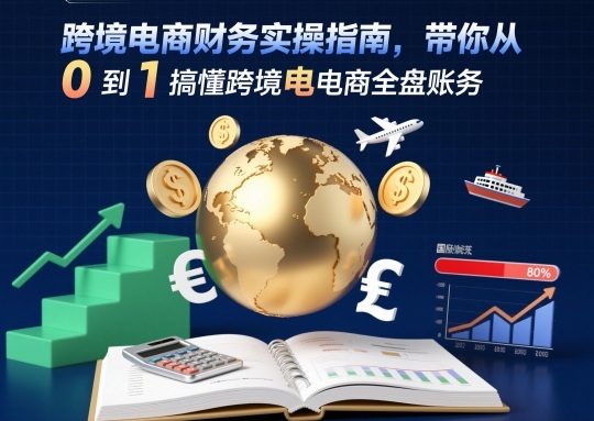 跨境电商财务实操指南，带你从0到1搞懂跨境电商全盘账务-快名资源网