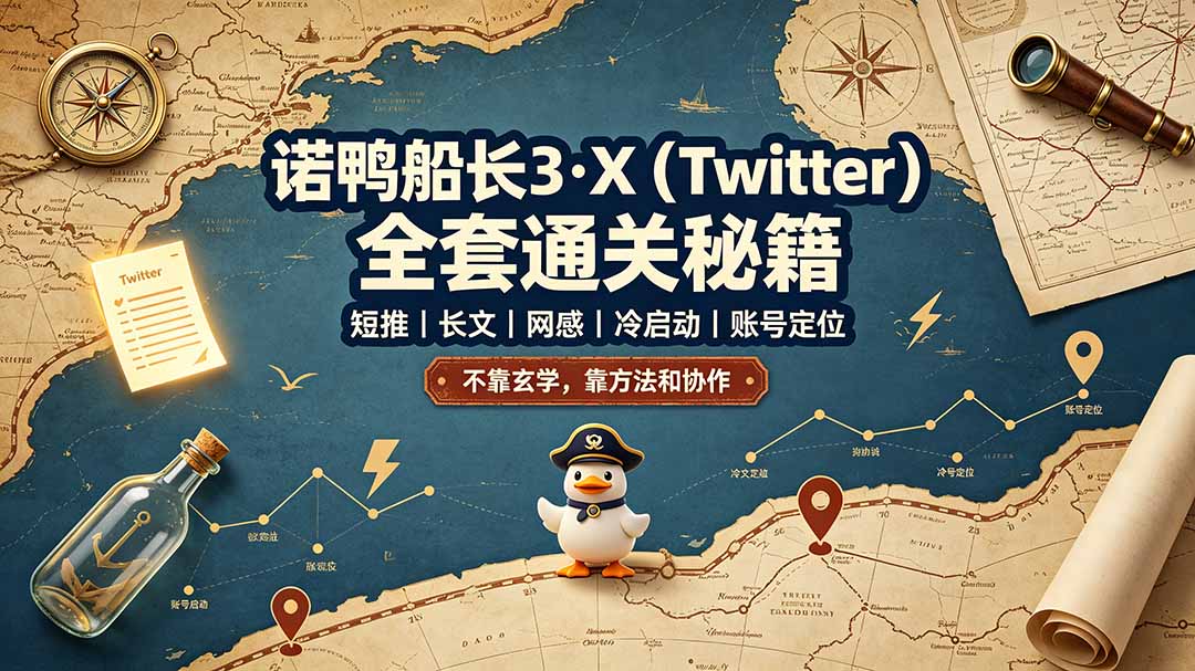 诺鸭船长3·X(Twitter-青虫资源网