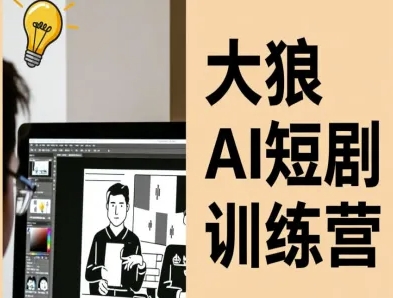 大狼AI短剧训练营-短剧课程(更新中)-快名资源网