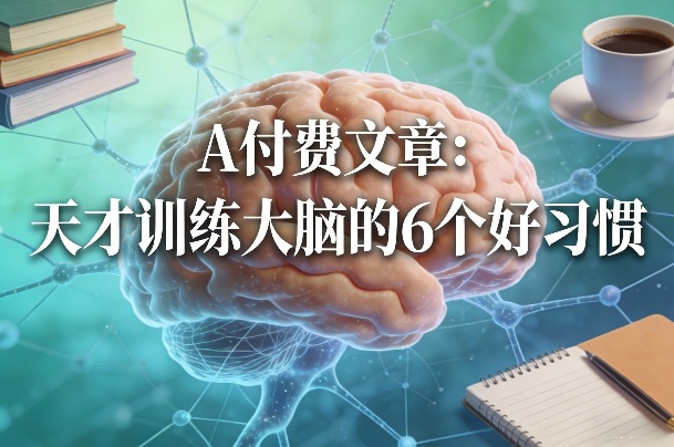 付费文章：天才训练大脑的6个好习惯-快名资源网
