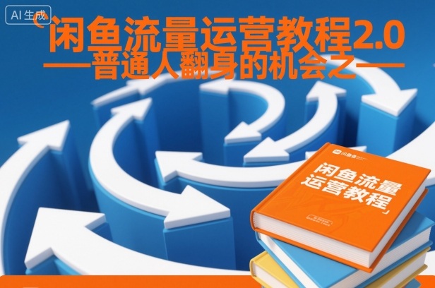 闲鱼流量运营教程2.0——普通人翻身的机会之一-快名资源网