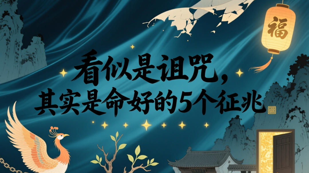 付费文章：看似是诅咒，其实是命好的5个征兆-青虫资源网