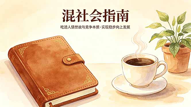付费文章：混社会指南，吃透人情世故与竞争本质，实现稳步向上发展-青虫资源网