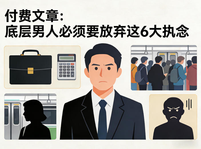 付费文章：底层男人必须要放弃这6大执念-快名资源网