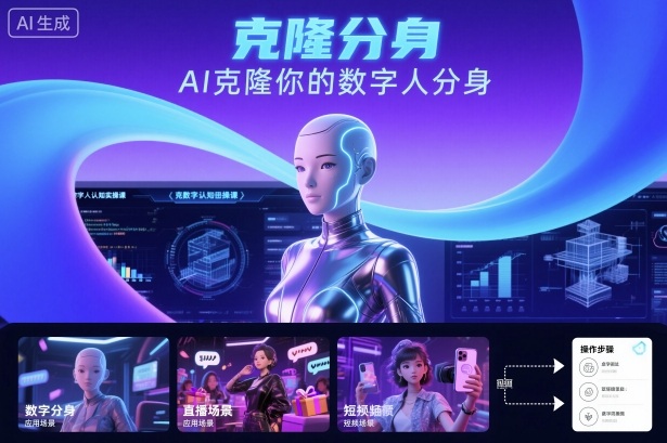 AI数字人认知实操课，克隆你的数字人分身-快名资源网