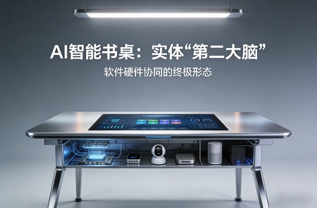AI智能书桌搭建，构建你的实体“第二大脑”，软件硬件协同的终极形态-快名资源网